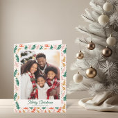 Arbre de Noël Rétro Carte photo plié