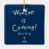 Arbre de Noël rétro Ornement de biscuit (Dos)