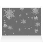 Arbre de Noël rose et flocons de neige (Intérieur Horizontal (Haut))