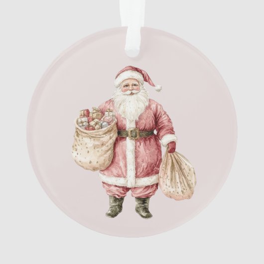 Arbre de Noël rose Rose (dos)