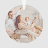 Arbre de Noël rose Vintage Retro Van Famille (dos)