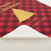 Arbre de Noël Rouge et Noir Buffalo Plaid (3/4)