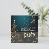Arbre de Noël scintillant / Invitations de fête (Debout devant)