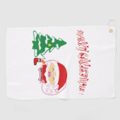 Arbre de Noël Serviettes de golf (Horizontal)