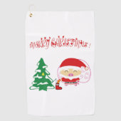 Arbre de Noël Serviettes de golf (Devant)