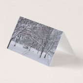 Arbre de Noël, Snowman, Carte de remplissage de la (Back)