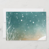 Arbre de Noël sur le toit de la voiture Faire-part (Dos)