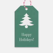 Arbre de Noël vers et depuis des étiquettes cadeau (Dos)