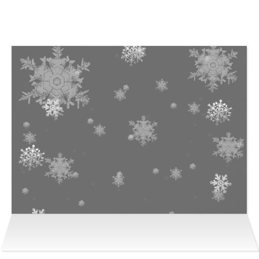 Arbre de Noël vert et flocon de neige (Intérieur Horizontal (Haut))