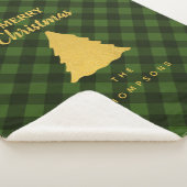 Arbre de Noël vert et noir Buffalo plaid (3/4)