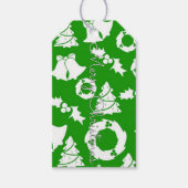Arbre de Noël vert et présente des étiquettes cade (Devant)