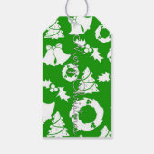 Arbre de Noël vert et présente des étiquettes cade (Dos)
