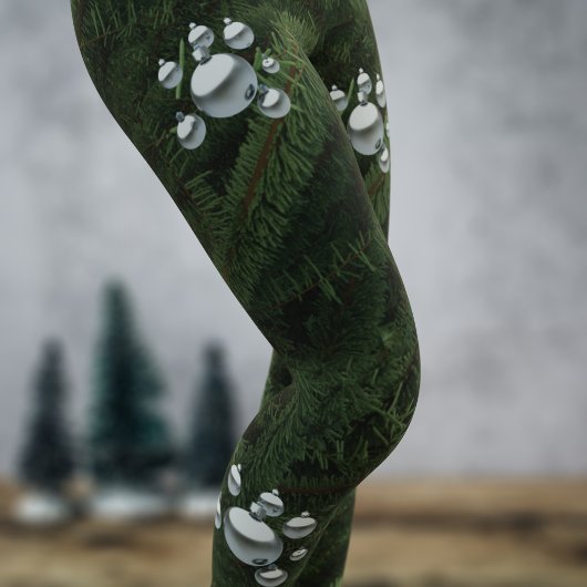 Arbre de Noël vert Ornements Leggings festifs