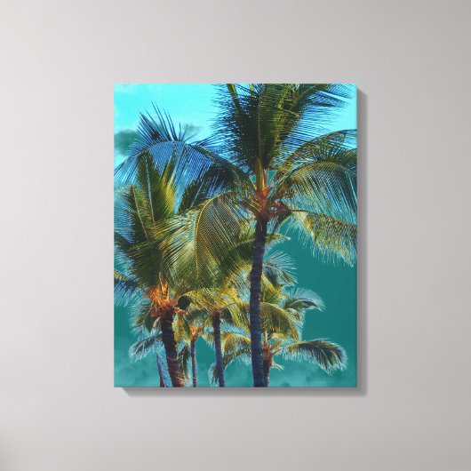Arbre de palmier toile (Recto)