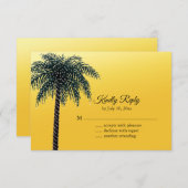 Arbre de palmiers d'or RSVP (Devant / Derrière)