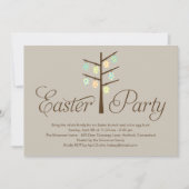 Arbre de Pâques Fête de Pâques Invitation (Devant)