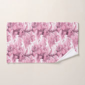 Arbre de pays français rose (Serviette à main)