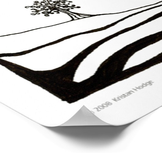 Arbre de pensée - affiche (Coin)