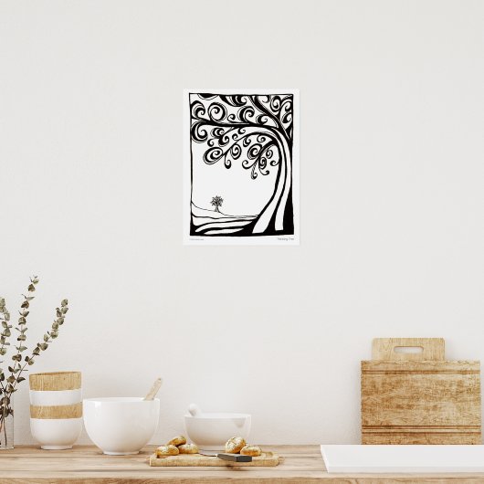 Arbre de pensée - affiche (Cuisine)