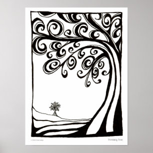 Arbre de pensée - affiche