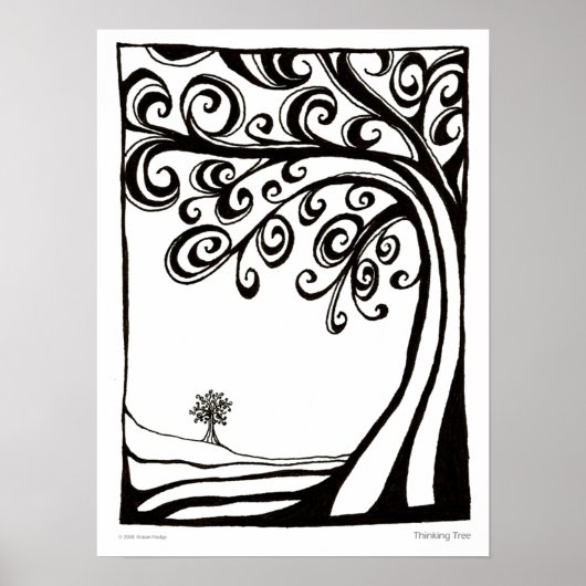 Arbre de pensée - affiche (Devant)
