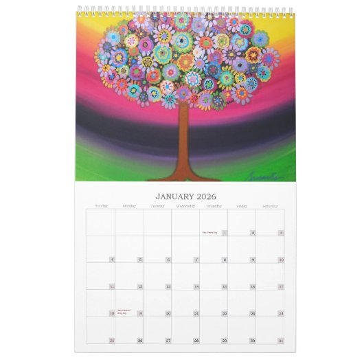 ARBRE DE PRISARTS DU CALENDRIER 2012 DE PEINTURES (Jan 2026)