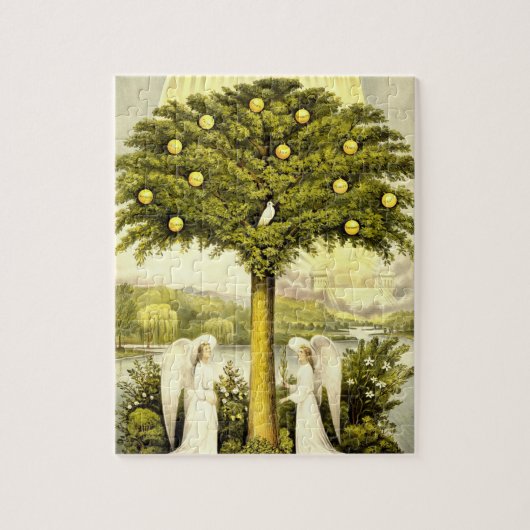 Arbre de puzzle de la vie (Vertical)