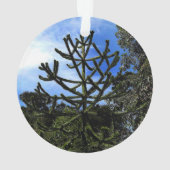 Arbre de puzzle de singe #1 ornement (dos)