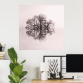 Arbre de réflexion 2 Poster d'art Imprimer (Bureau à domicile)