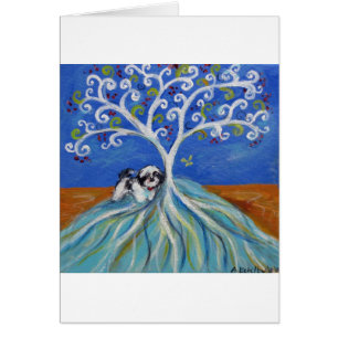 Arbre de Spritual d'amour de Shih Tzu