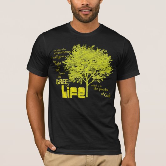 Arbre de T-shirt chrétien d'écriture sainte de la (Devant)