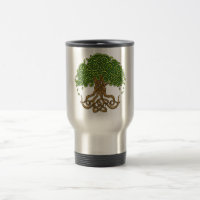 Arbre de tasse de voyage de la vie