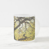 Arbre de tasse en verre givré de la vie (Devant droit)