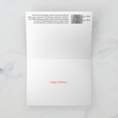 Arbre de transcription de l'ADN carte de vacances (Intérieur)