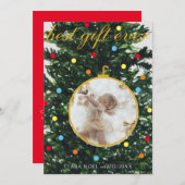 Arbre de vacances et Faire-part de naissance d'orn (Devant / Derrière)