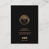 Arbre de vie Arbre spirituel Carte de visite organ (Dos)