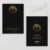 Arbre de vie Arbre spirituel Carte de visite organ (Devant / Derrière)