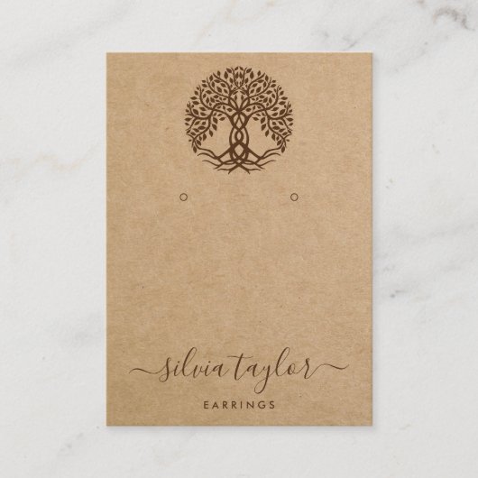 Arbre de vie Arbre spirituel Carte de visite organ (Devant)