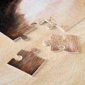 Arbre de vie au puzzle du lever du soleil (Côté)