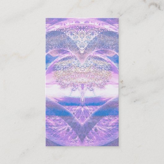 Arbre de vie avec Carte de visite de coeur (Devant)