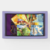 Arbre de vie Bannière Jésus (Horizontal)