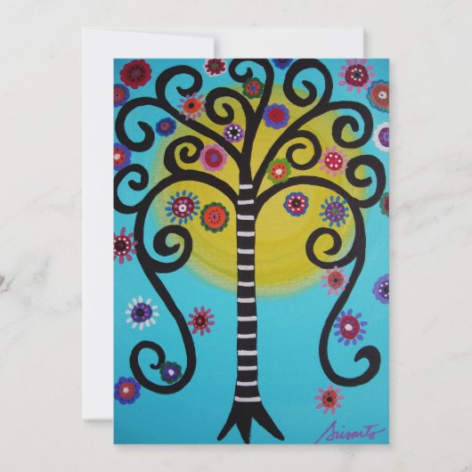 ARBRE DE VIE BAR MITZVAH INVITATION (Devant)