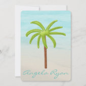 ARBRE DE VIE BEACH BAR INVITATION BAT MITZVAH (Devant)