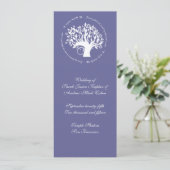 Arbre de vie Carte de cérémonie Mariage juif viole (Debout devant)