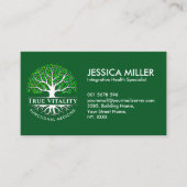 Arbre de vie - Carte de visite en médecine fonctio (Devant)