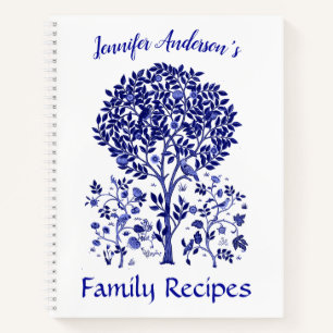 Arbre de vie, Cobalt Blue Recette Carnet