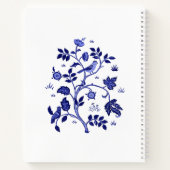 Arbre de vie, Cobalt Blue Recette Carnet (Dos)