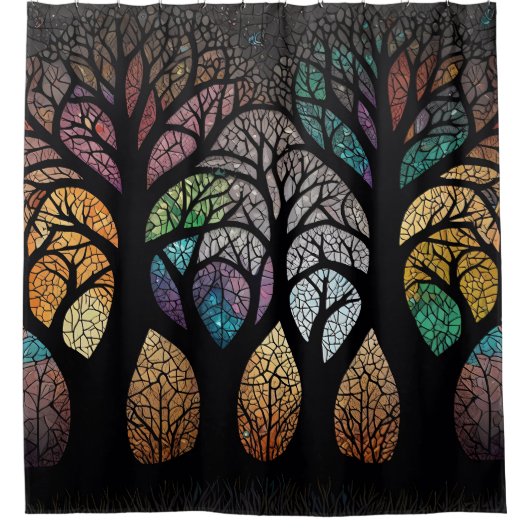Arbre de vie Douche rideau (Devant)