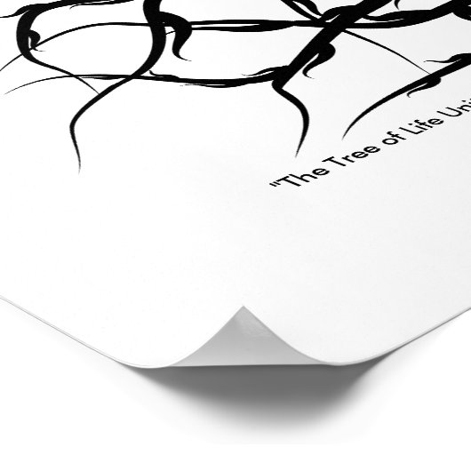 Arbre de vie ensemble Poster (Coin)