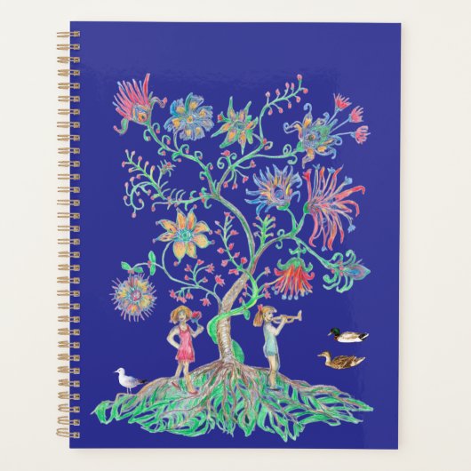 Arbre de vie et canards colverts (Devant)